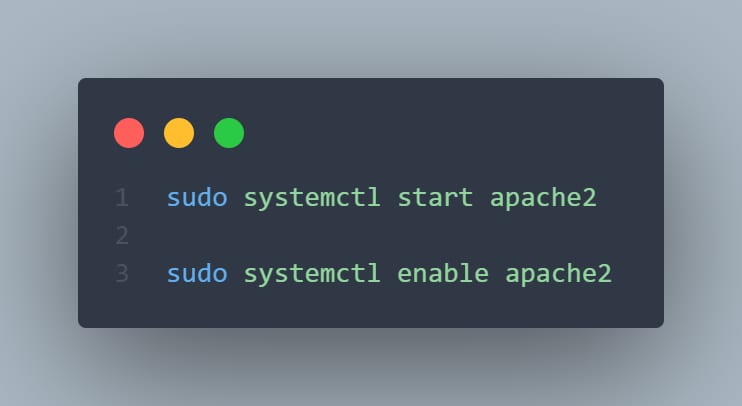 Start and Enable Apache