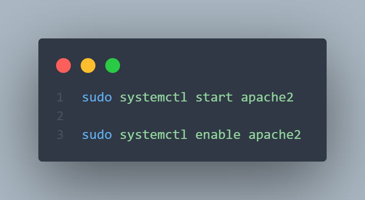 Start and Enable Apache