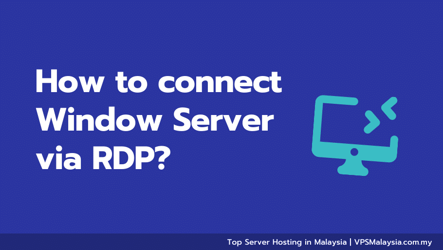 Feature image of how to connect window server via rdp