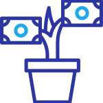 Icon for free setup and no contract