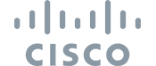 Cisco logo in grayscale