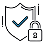 Icon for fortified data security in dedicated server page vpsmalaysia