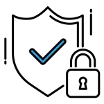Icon for fortified data security in dedicated server page vpsmalaysia