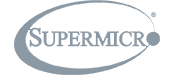 Supermicro logo in grayscale