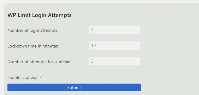 WP limit login attempts