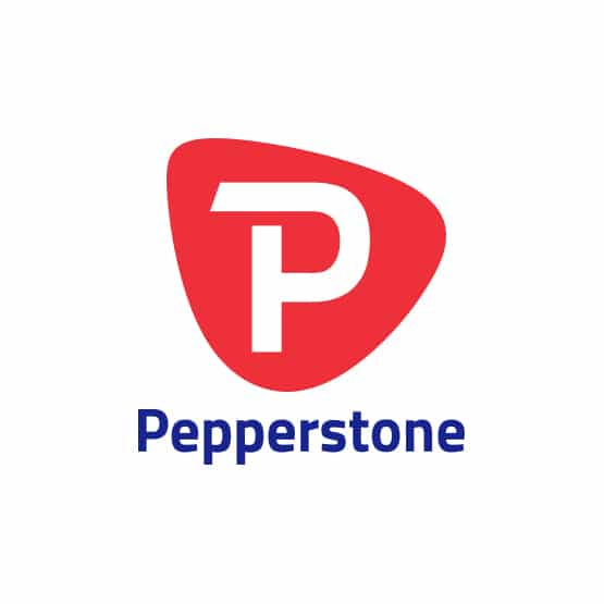 Pepperstone logo with white background