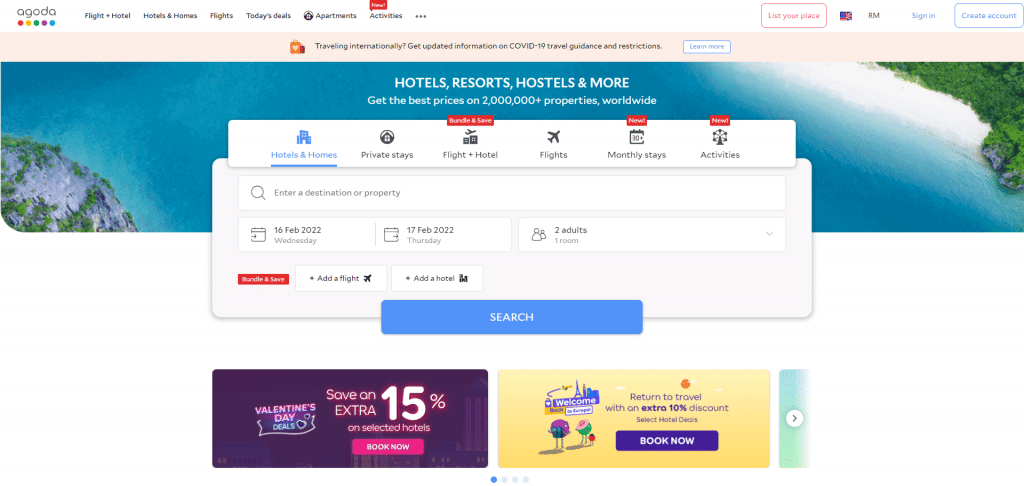 5 Best Affiliate Programs in Malaysia 7 Affiiate program by agoda