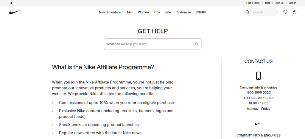 Nike Affiliate Program Malaysia