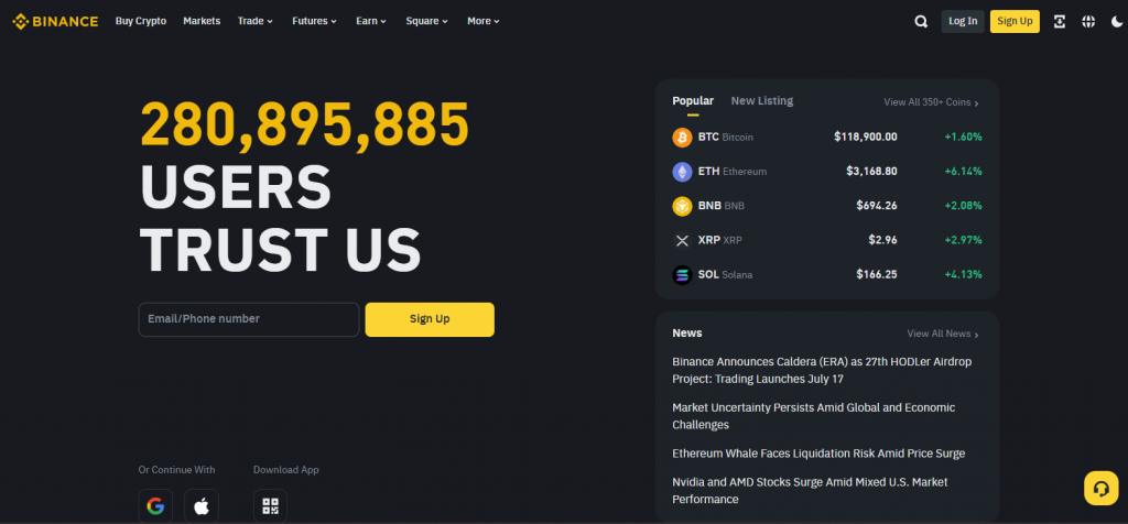 Best Crypto Exchanges and Apps for 2025 4 Binance