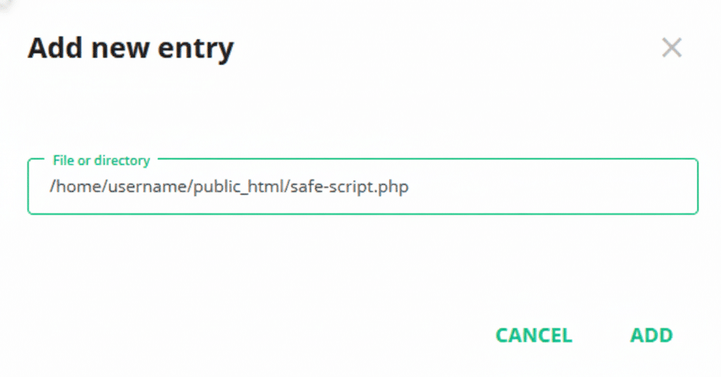 Secure Your Website with Imunify360 and VPS Malaysia Hosting 11 Adding a file path in ignore list of Imunify360