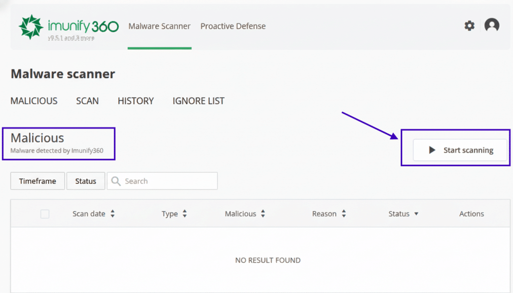 Secure Your Website with Imunify360 and VPS Malaysia Hosting 5 Manually scan files in Imunify360