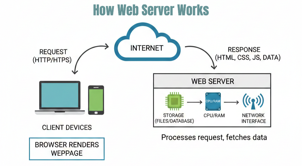 Apache vs Nginx vs LiteSpeed vs Caddy: A Detailed Web Server Comparison 4 How a Web Server Works