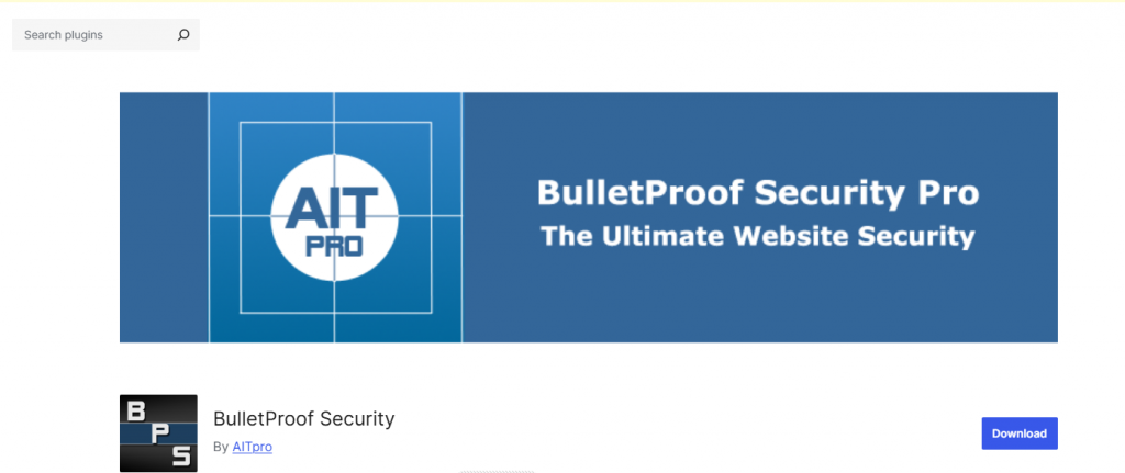 BulletProof Security Plugin