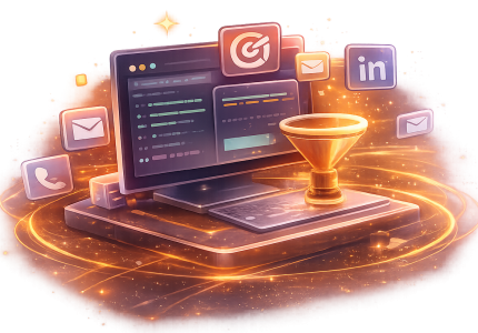 AI Lead Generation 3d Illustration